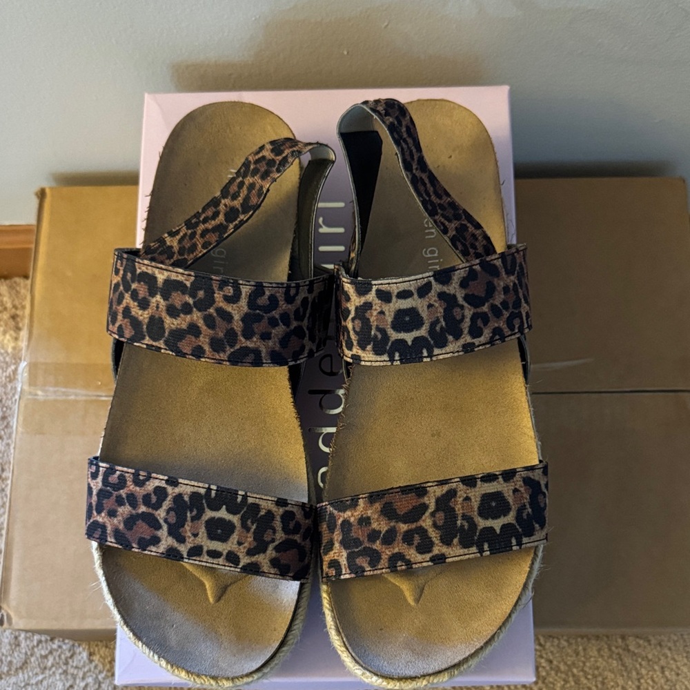 Madden Girl Leopard Espadrille Sandals